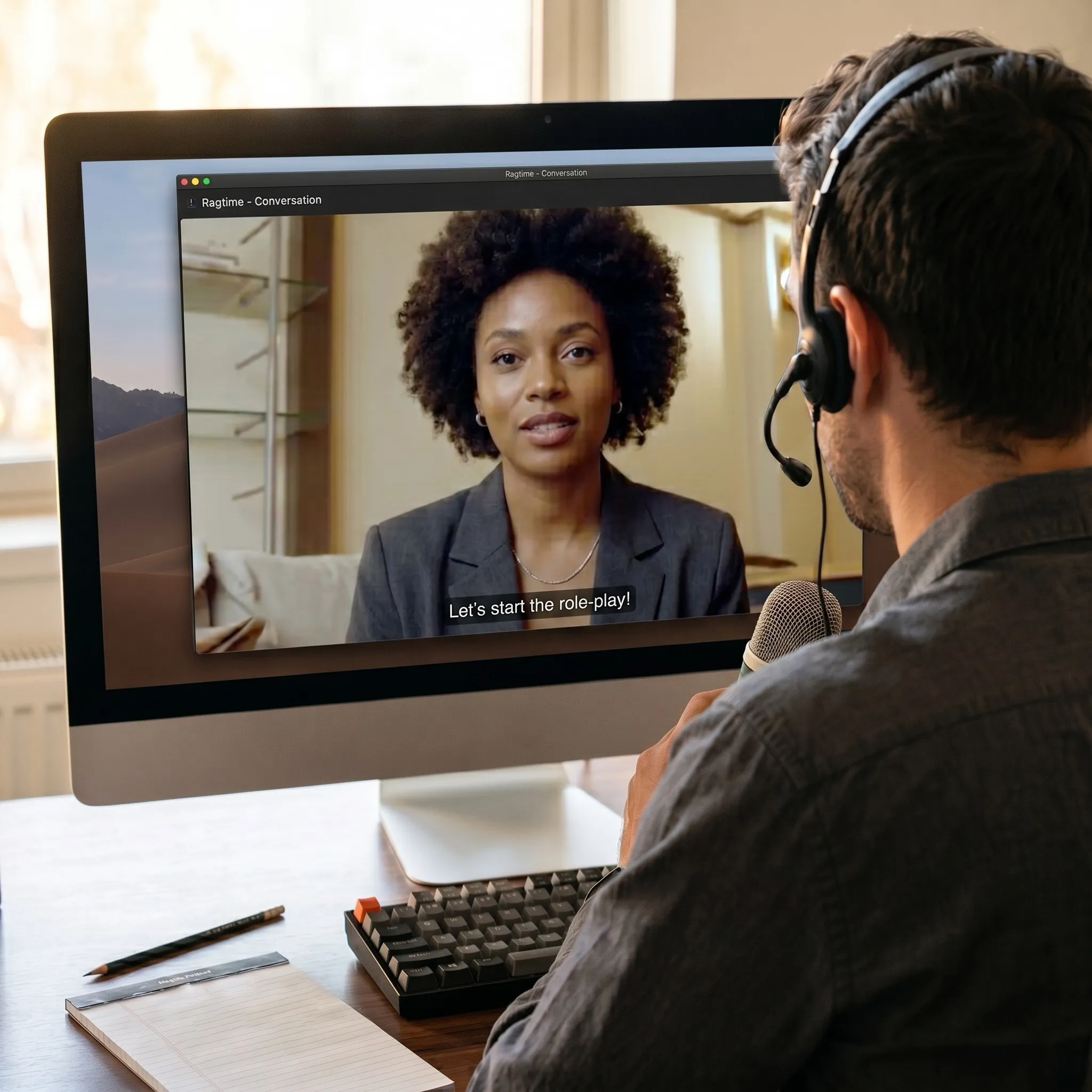 Video avatar illustration